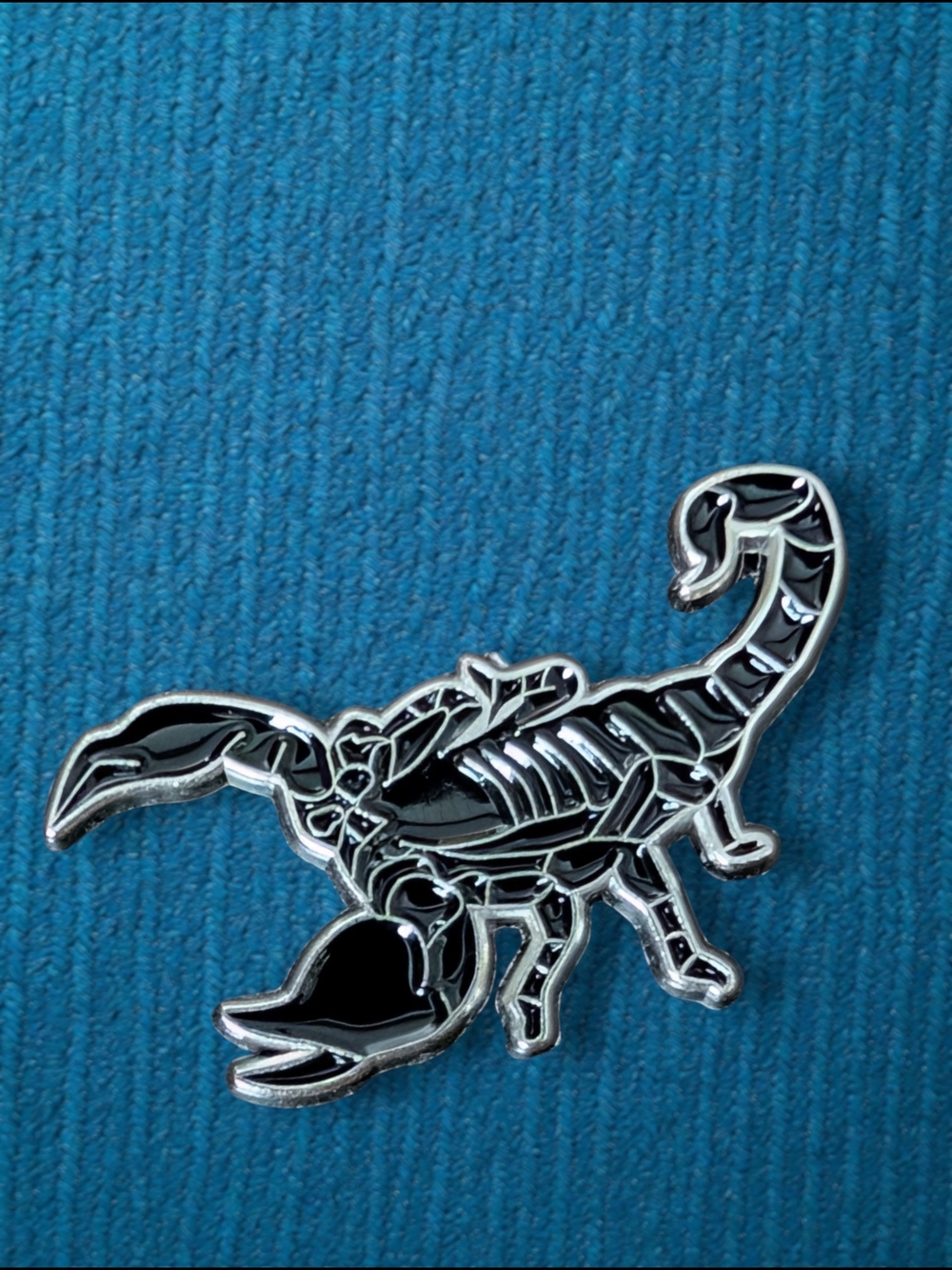 Black Scorpion Enamel Pin - Astrology Scorpio Horoscope